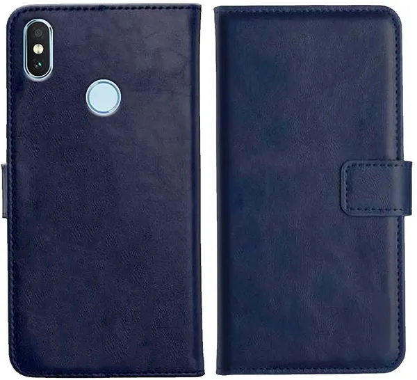 Blue_Leather_Mi_Redmi_Note_6_Pro_Flip_Cover