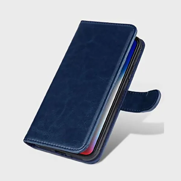 Blue_Leather_Mi_Redmi_Note_6_Pro_Flip_Cover