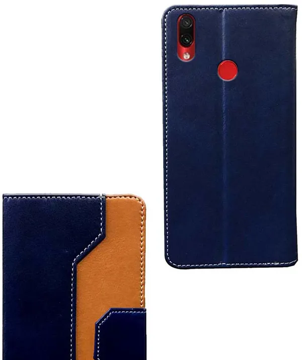 Multicolor_Artificial_Leather_Redmi_Note_7_Flip_Cover