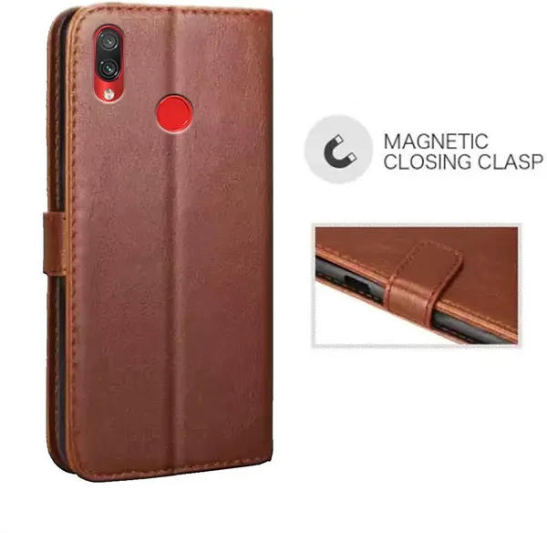 Brown_Artificial_Leather_Redmi_Note_7S_Flip_Cover