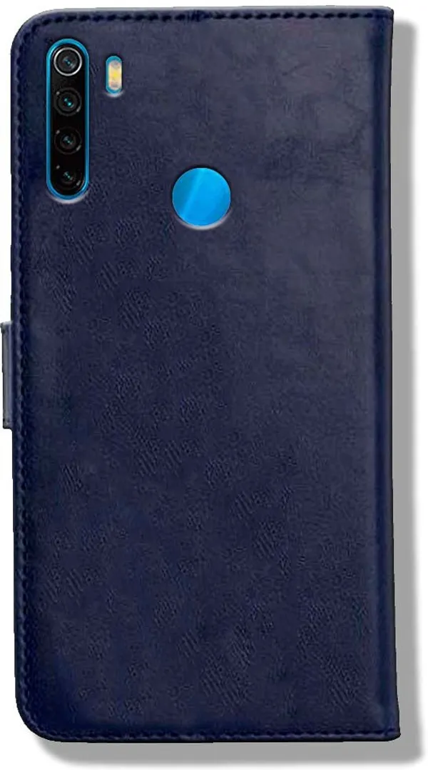 Blue_Leather_Mi_Redmi_Note_8_Flip_Cover