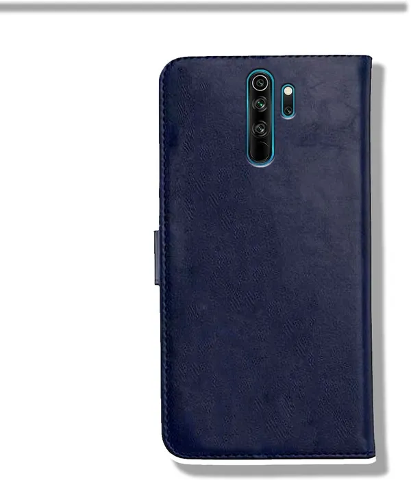 Blue_Leather_Mi_Redmi_Note_8_Pro_Flip_Cover
