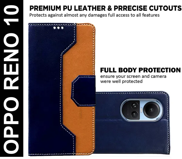 Multicolor_Artificial_Leather_Oppo_Reno_10_Flip_Cover