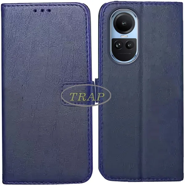 Blue_Artificial_Leather_Oppo_Reno_10_Pro_5G_Flip_Cover