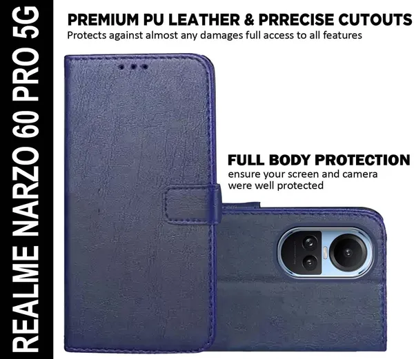 Blue_Artificial_Leather_Oppo_Reno_10_Pro_5G_Flip_Cover