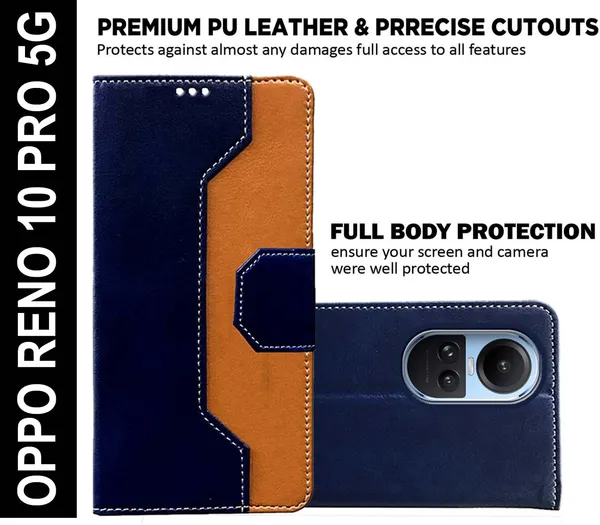 Multicolor_Artificial_Leather_Oppo_Reno_10_Pro_5G_Flip_Cover