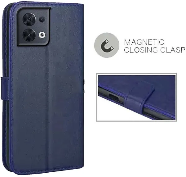 Blue_Artificial_Leather_Oppo_Reno_8_Back_Cover