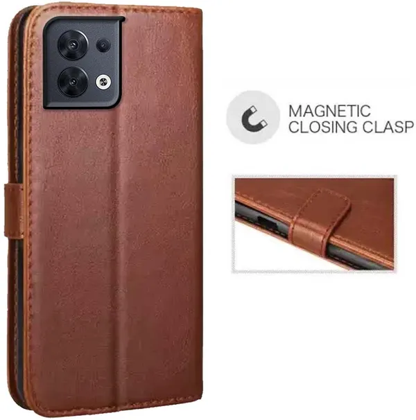 Brown_Artificial_Leather_Oppo_Reno_8_Back_Cover