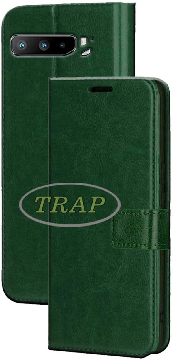 Green_Artificial_Leather_Asus_Rog_Phone_3_Back_Cover
