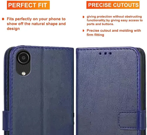 Blue_Artificial_Leather_Samsung_Galaxy_A03_Core_Back_Cover