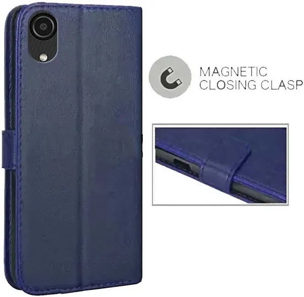 Blue_Artificial_Leather_Samsung_Galaxy_A03_Core_Back_Cover