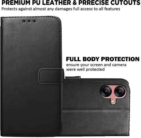 Black_Artificial_Leather_Samsung_A04E_Back_Cover