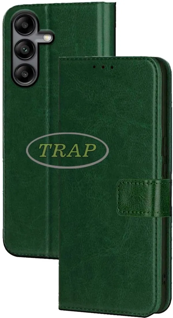 Green_Artificial_Leather_Samsung_A04S_Back_Cover