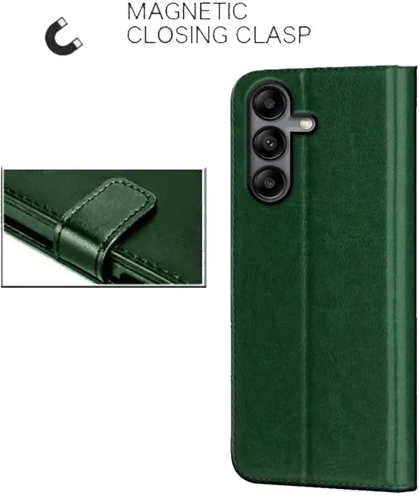 Green_Artificial_Leather_Samsung_A04S_Back_Cover