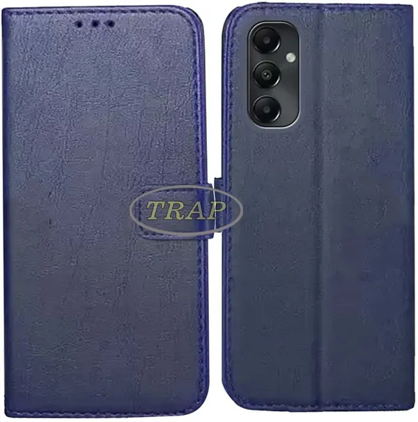 Blue_Artificial_Leather_Samsung_A05S_Back_Cover