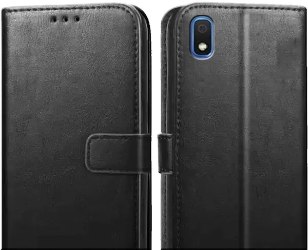 Black_Leather_Samsung_Galaxy_A10_Flip_Cover
