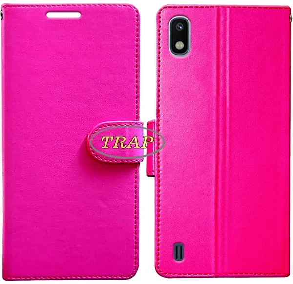 Pink_Artificial_Leather_Samsung_Galaxy_A10_Back_Cover