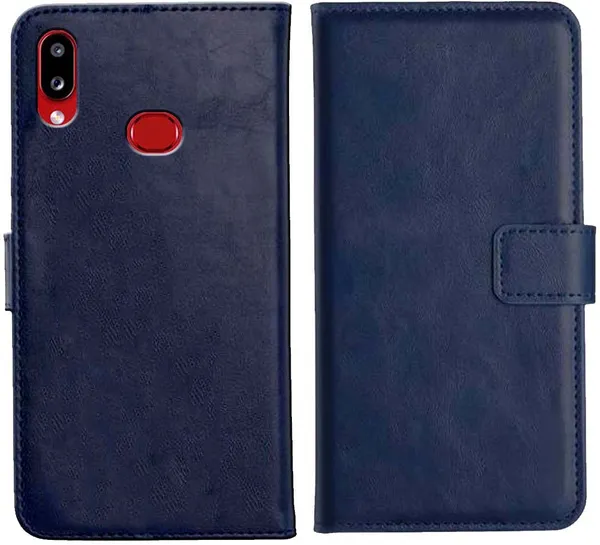 Blue_Leather_Samsung_Galaxy_A10s_Flip_Cover