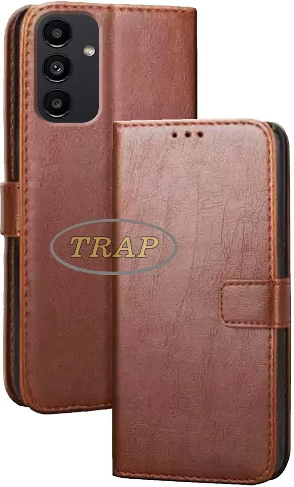 Brown_Artificial_Leather_Samsung_Galaxy_A13_5G_Back_Cover