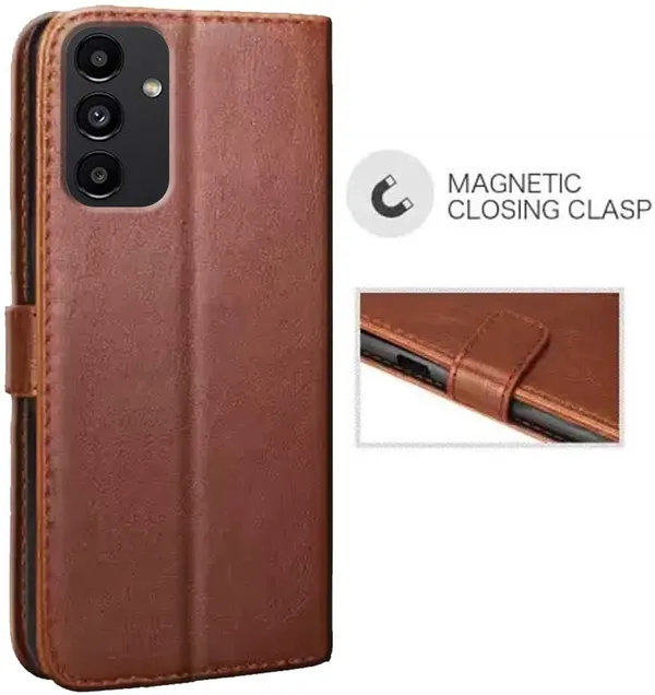 Brown_Artificial_Leather_Samsung_Galaxy_A13_5G_Back_Cover