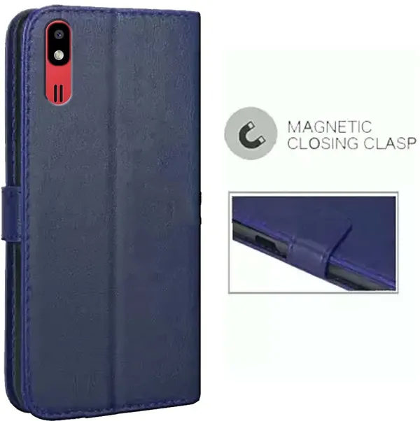 Blue_Artificial_Leather_Samsung_Galaxy_A2_Core_Flip_Cover