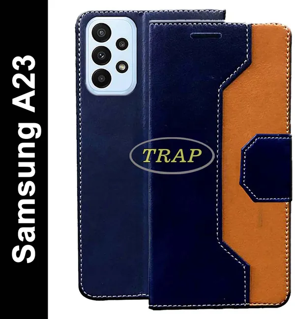 Multicolor_Artificial_Leather_Samsung_A23_Back_Cover