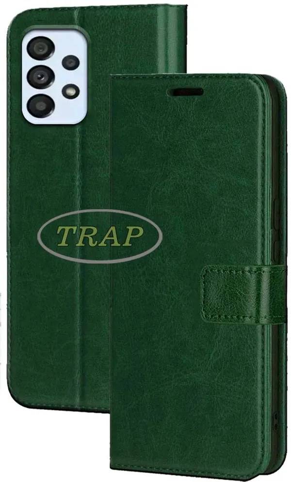 Green_Artificial_Leather_Samsung_A33_5G_Back_Cover