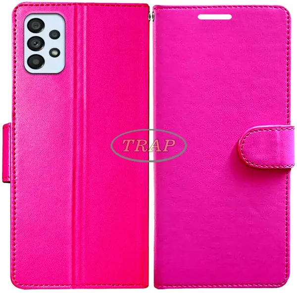 Pink_Artificial_Leather_Samsung_A33_5G_Back_Cover