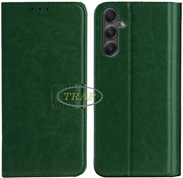 Green_Artificial_Leather_Samsung_A34_5G_Back_Cover