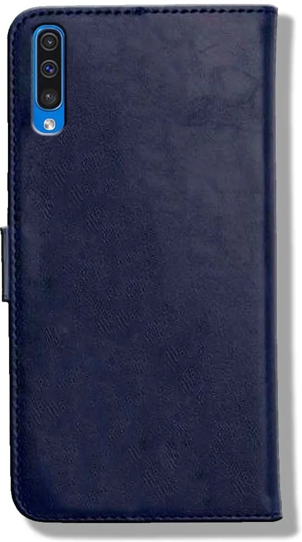 Blue_Leather_Samsung_Galaxy_A50_Flip_Cover