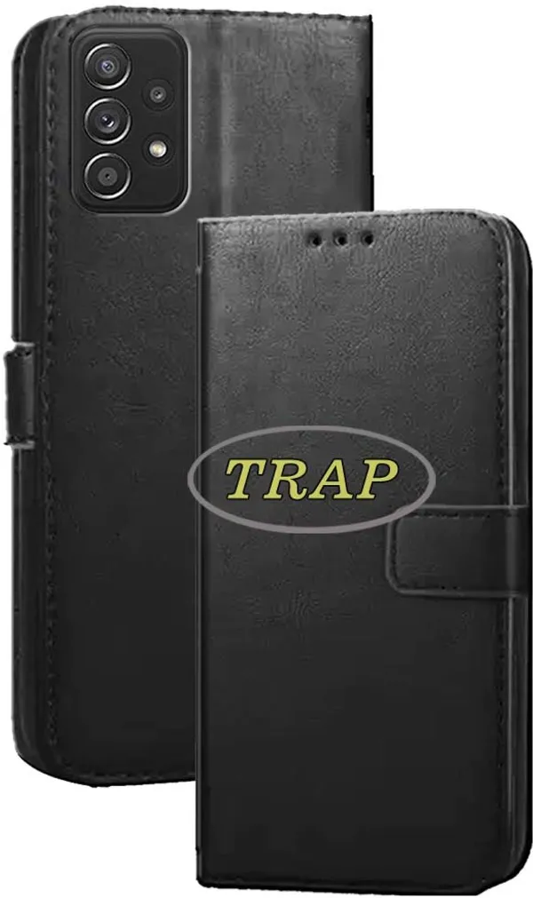 Black_Artificial_Leather_Samsung_Galaxy_A52S_Back_Cover