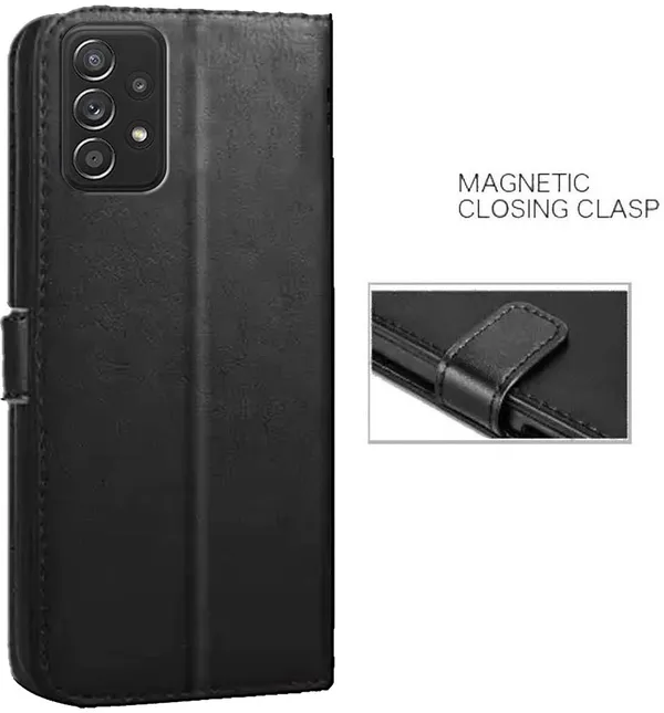Black_Artificial_Leather_Samsung_Galaxy_A52S_Back_Cover