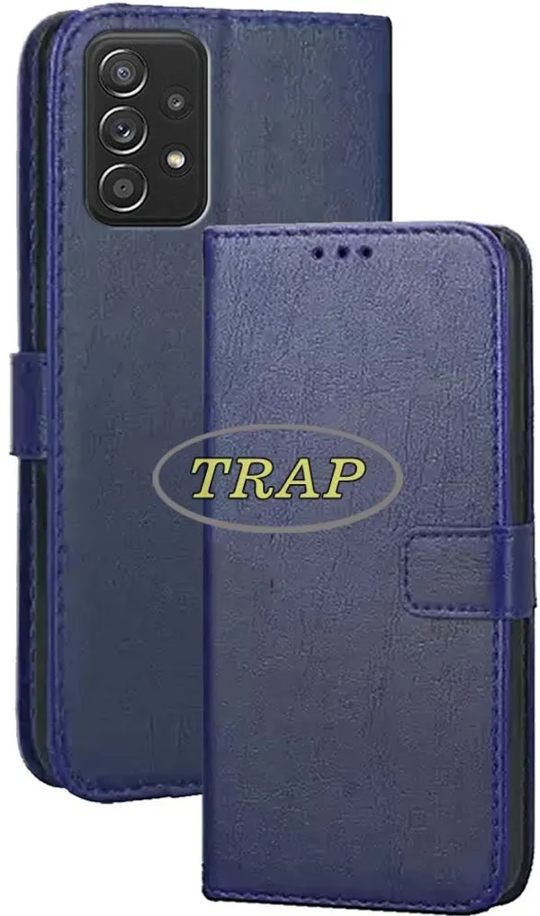 Blue_Artificial_Leather_Samsung_Galaxy_A52S_Back_Cover