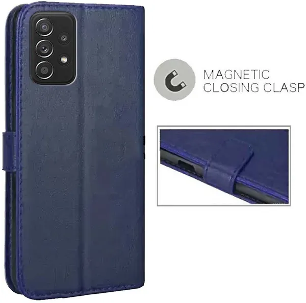 Blue_Artificial_Leather_Samsung_Galaxy_A52S_Back_Cover
