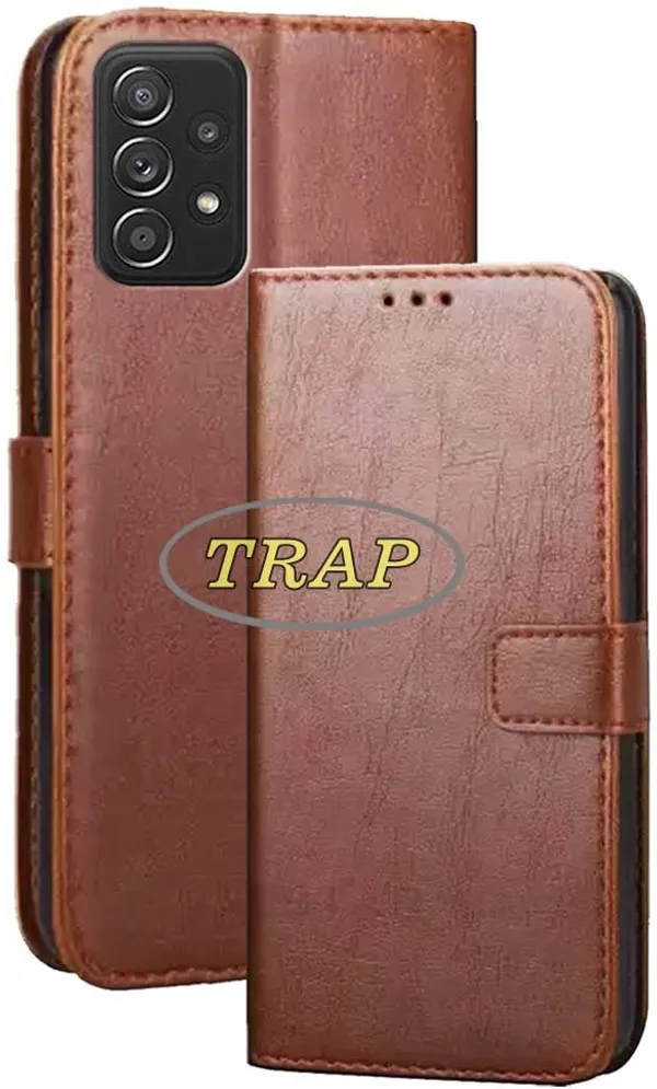 Brown_Artificial_Leather_Samsung_Galaxy_A52S_Back_Cover