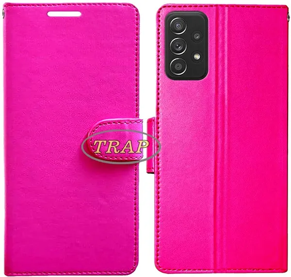 Pink_Artificial_Leather_Samsung_Galaxy_A52S_Back_Cover