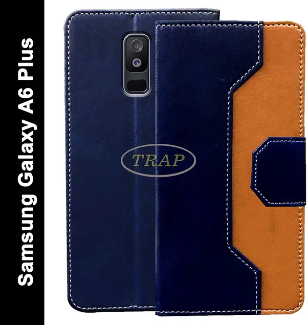 Multicolor_Artificial_Leather_Samsung_Galaxy_A6_Plus_Flip_Cover