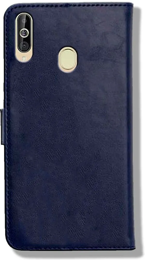 Blue_Leather_Samsung_Galaxy_A60_Flip_Cover