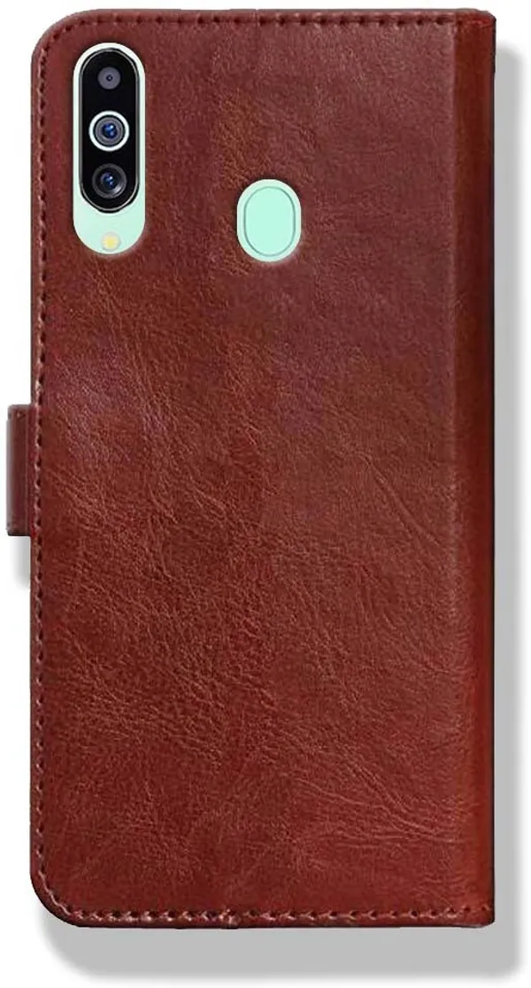 Brown_Leather_Samsung_Galaxy_A60_Flip_Cover