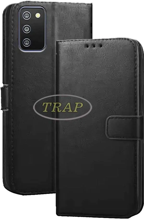 Black_Artificial_Leather_Samsung_Galaxy_F02S_Flip_Cover