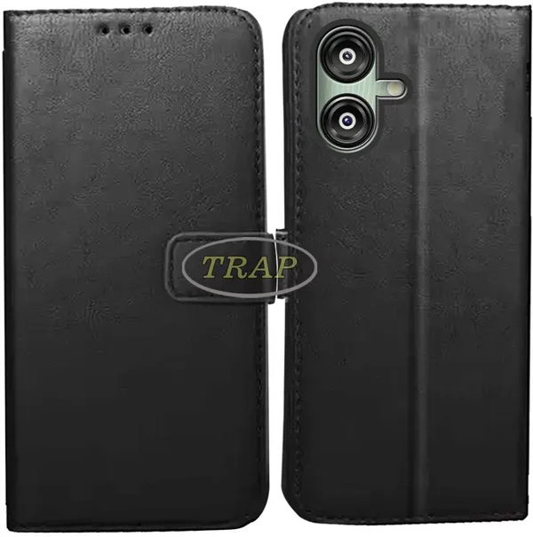 Black_Artificial_Leather_Samsung_F04_Back_Cover