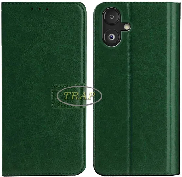 Green_Artificial_Leather_Samsung_F14_5G_Back_Cover