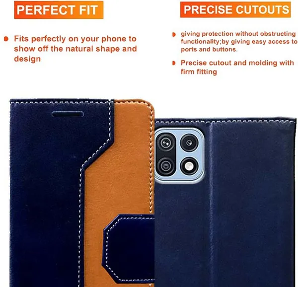 Multicolor_Artificial_Leather_Samsung_Galaxy_F42_5G_Back_Cover