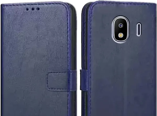Blue_Leather_Samsung_Galaxy_J4_Flip_Cover