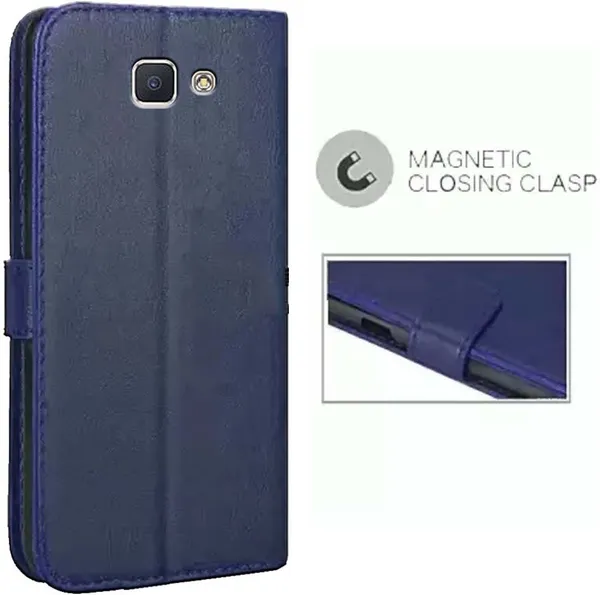 Blue_Artificial_Leather_Samsung_Galaxy_J5_Prime_Flip_Cover
