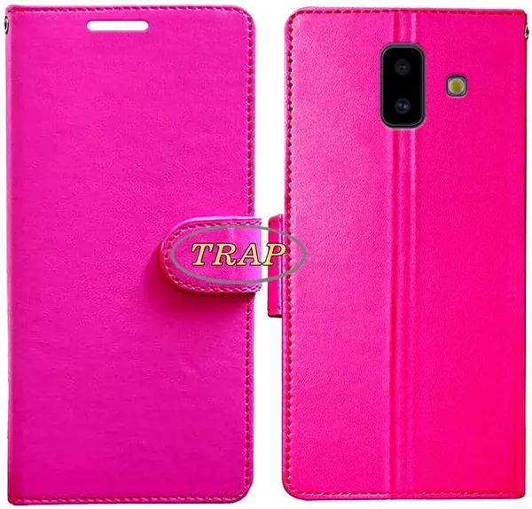 Pink_Artificial_Leather_Samsung_Galaxy_J6_Plus_Back_Cover