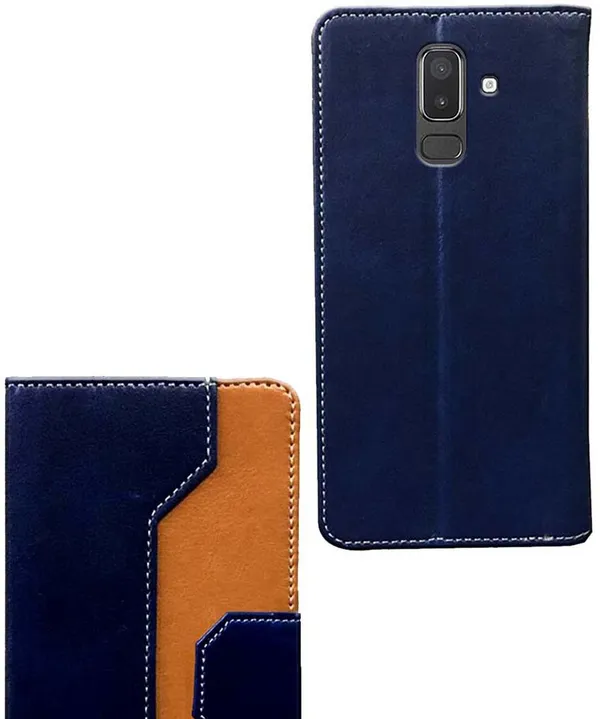 Multicolor_Artificial_Leather_Samsung_Galaxy_J8_Flip_Cover