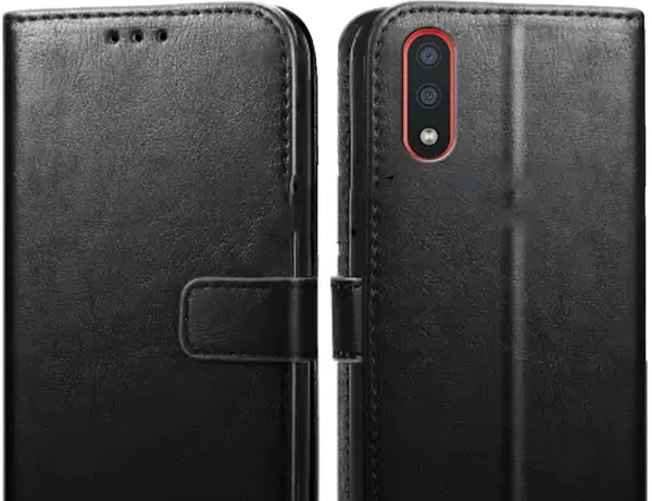 Black_Leather_Samsung_Galaxy_M01_Flip_Cover