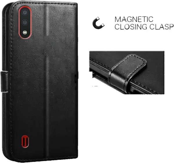 Black_Leather_Samsung_Galaxy_M01_Flip_Cover