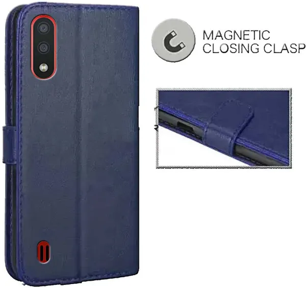 Blue_Leather_Samsung_Galaxy_M01_Flip_Cover